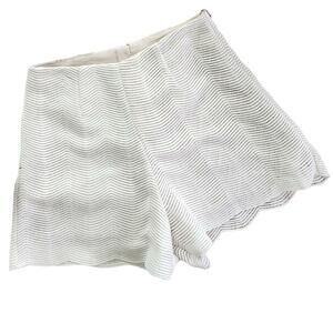 KEEPSAKE the Label Think Twice lace scalloped shorts in ivory Size XS NEW